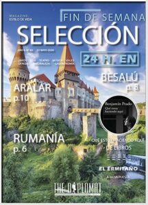 Portada de la revista Selección Fin de Semana con castillo y texto destacado