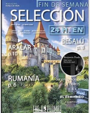 Portada de la revista Selección Fin de Semana con castillo y texto destacado