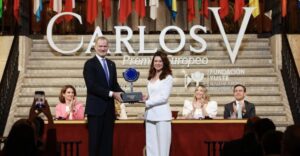 Felipe VI entrega el Premio Europeo Carlos V en el Monasterio de Yuste
