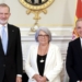 King Felipe VI meets with the Governor General and Prime Minister of Canada on his first trip to the North American country