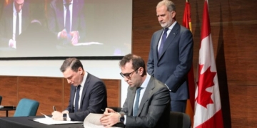 Spain and Canada sign an agreement on artificial intelligence in Toronto in the presence of the King