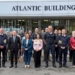 Margarita Robles with NATO Maritime Command personnel at Northwood