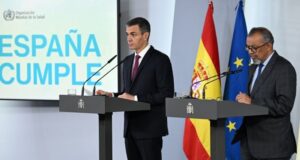 Pedro Sánchez y Tedros Adhanom Ghebreyesus en rueda de prensa sobre hantavirus