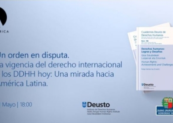 Cartel del evento sobre derechos humanos en Casa de América