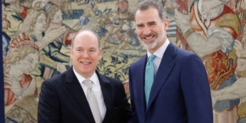 Prince Albert II visits Madrid to mark the 150th anniversary of the first diplomatic mission between Spain and Monaco