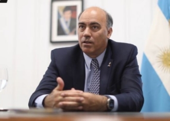 Wenceslao Bunge durante una entrevista en su oficina como embajador de Argentina en España