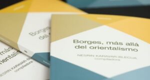Portadas del libro Borges más allá del orientalismo de Nesrin Karavar