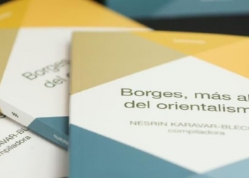 Portadas del libro Borges más allá del orientalismo de Nesrin Karavar