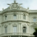 Vista del edificio Casa de América en Madrid, sede de un evento importante.