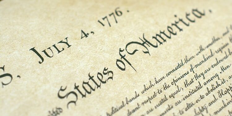 Texto de la Declaración de Independencia de Estados Unidos