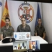 Videoconferencia del contingente español en Letonia sobre drones