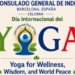 Cartel del Día Internacional del Yoga en Barcelona