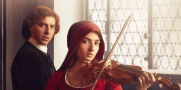 Escena de la película Primavera con violinista y maestro