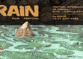 Cartel del festival de cine sobre inteligencia artificial +RAIN 2026