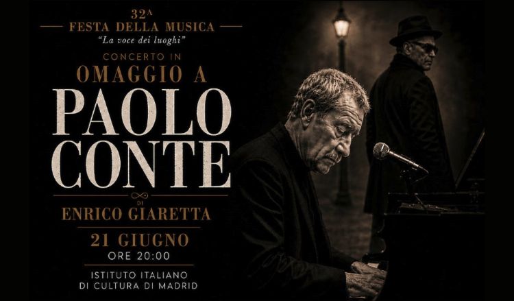 Enrico Giaretta en concierto homenaje a Paolo Conte en Madrid
