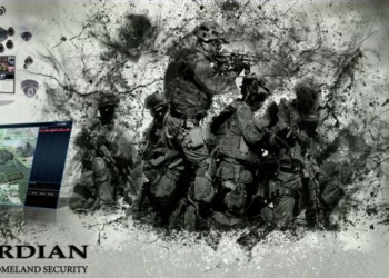 Imagen de soldados y tecnología de defensa de Guardian Defense & Homeland Security