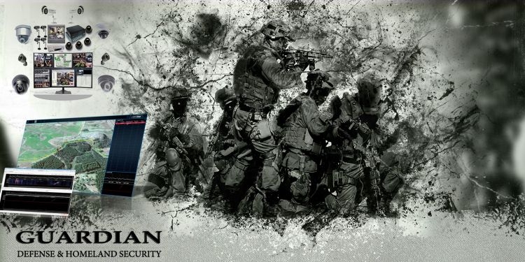 Imagen de soldados y tecnología de defensa de Guardian Defense & Homeland Security