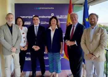 Miembros del jurado de los II Premios Internacionales The Diplomat in Spain en Madrid