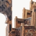 Detalle del minbar de la mezquita Kutubiyya en Marrakech
