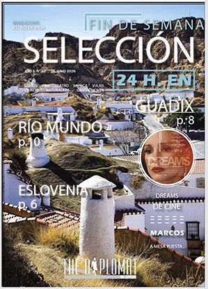 Portada de la revista Selección Fin de Semana con imágenes de Guadix y Eslovenia.