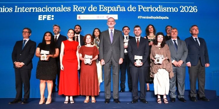 Entrega de los Premios Internacionales Rey de España de Periodismo 2026 con Felipe VI