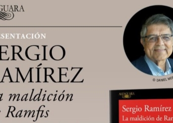 Sergio Ramírez durante la presentación de su novela en el Instituto Cervantes.
