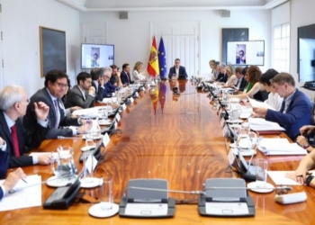 Reunión del Gobierno español sobre los fondos Next Generation en el Palacio de la Moncloa.