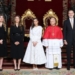 El Rey Felipe VI y su familia reciben al Papa León XIV en Madrid