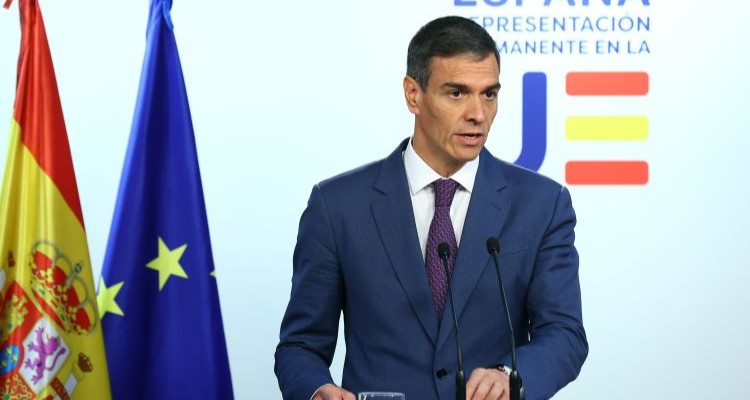 Pedro Sánchez en rueda de prensa sobre política migratoria y Europa