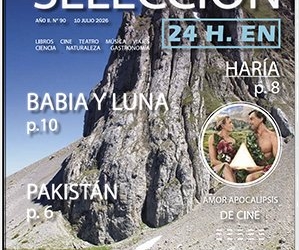 Portada de la revista Selección con montañas y contenido destacado