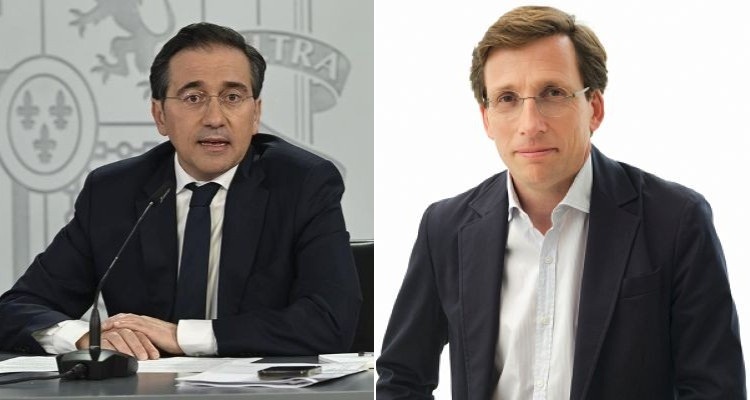 José Manuel Albares y José Luis Martínez-Almeida discutiendo sobre Casa Árabe