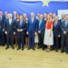 Ministro José Manuel Albares con embajadores de la UE en un desayuno de trabajo
