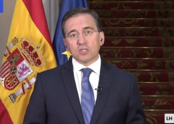 José Manuel Albares hablando sobre el gasto en defensa de España