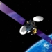 Satélite Artemis de la ESA orbitando la Tierra en el espacio