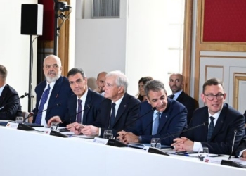 Reunión de la Coalición de Voluntarios con líderes internacionales en París