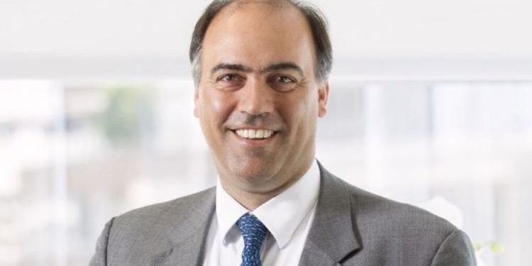 Wenceslao Bunge Saravia, embajador de Argentina en Madrid, sonriendo.