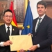 El embajador de Tailandia Cheewin Na Thalang presenta sus cartas credenciales en España.