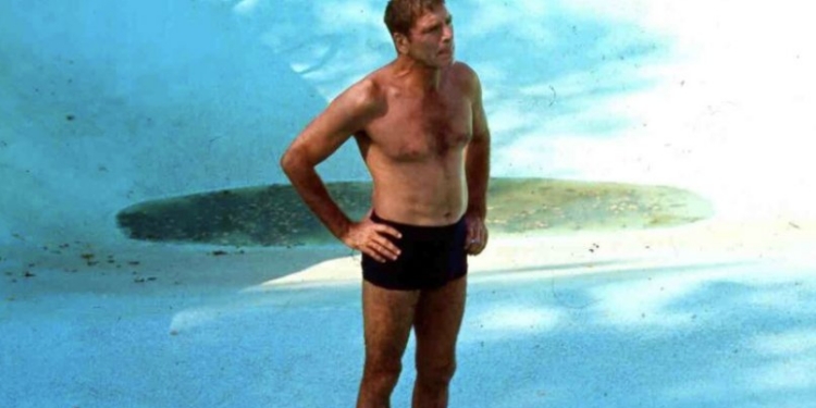 Burt Lancaster en la película El nadador (The Swimmer)
