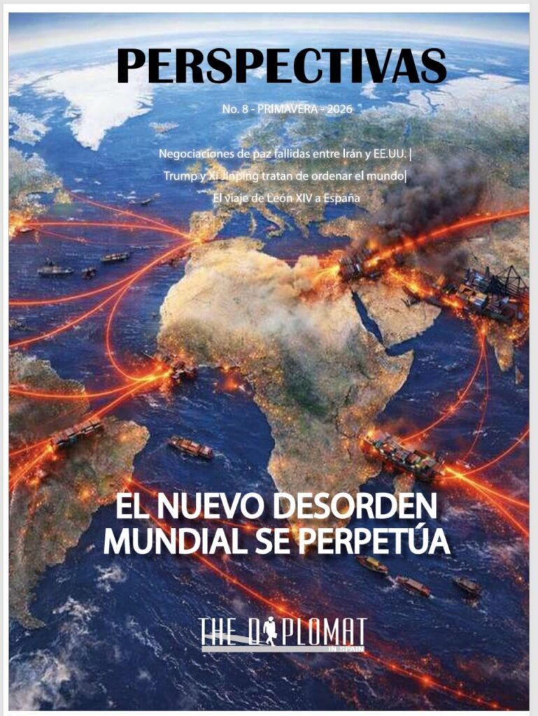 Portada de la revista Perspectivas con temas de política mundial