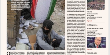 Portada de la revista The Diplomat con tema sobre Oriente Próximo.