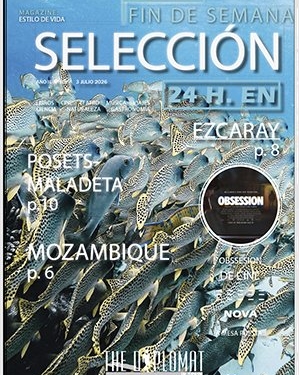 Portada de la revista Selección con peces y texto destacado.