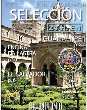 Portada de la revista Selección Fin de Semana con imágenes de Guadalupe y El Salvador