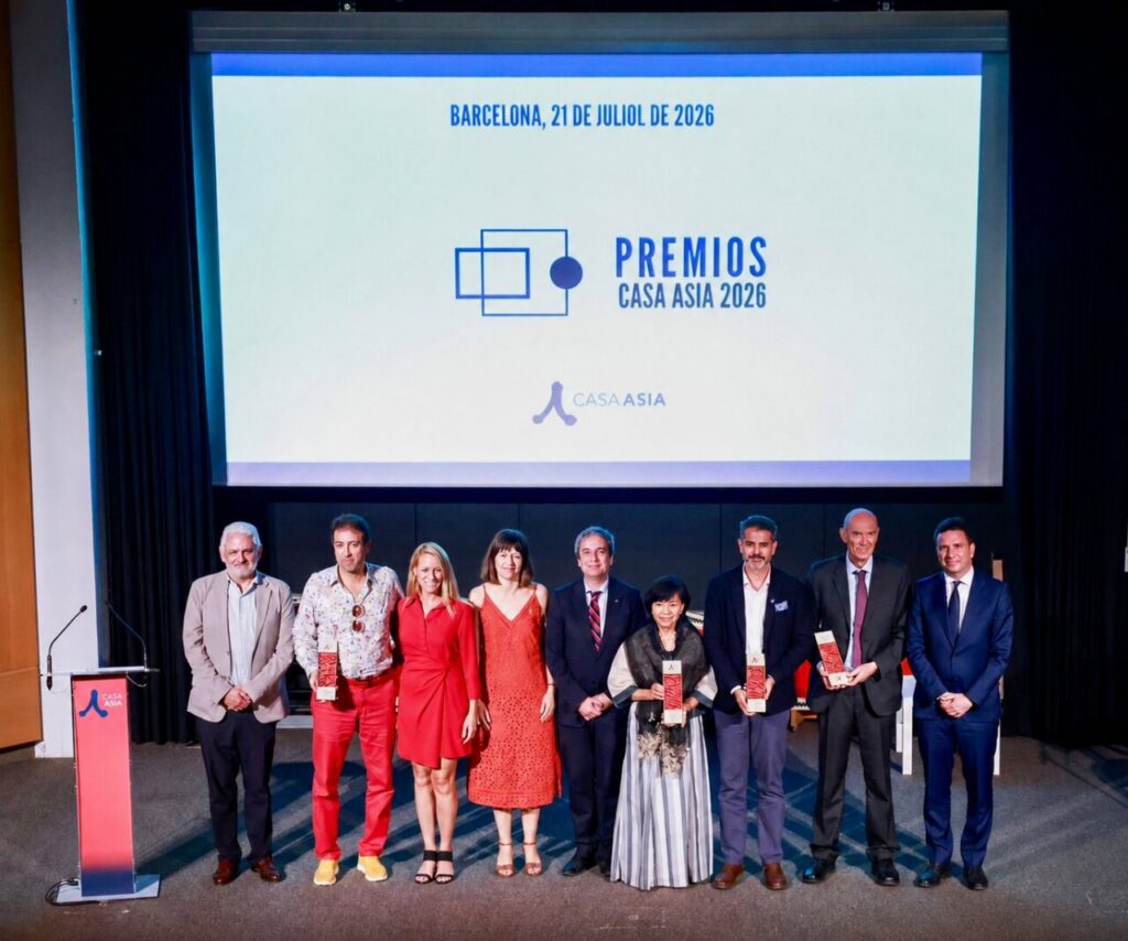 Ceremonia de entrega de los Premios Casa Asia 2026 en Barcelona