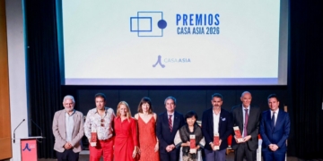 Ceremonia de entrega de los Premios Casa Asia 2026 en Barcelona