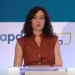 Isabel Díaz Ayuso durante una conferencia sobre legalidad en consulados