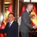 King Felipe VI meets with outgoing and incoming presidents in Lima and receives the Spanish community