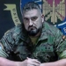 Teniente coronel Toledo durante videoconferencia sobre operaciones en Turquía e Irak