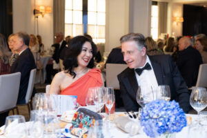 Embajador de Austria en España y su esposa, presidenta de AIDE cena de gala de AIDE.