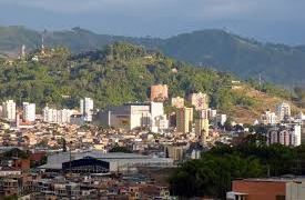 Vista de la ciudad afectada por el terremoto en Colombia