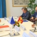 Reunión entre José Manuel Albares y Kaja Kallas en Bruselas